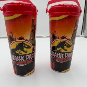 2023 Universal Studios Jurassic Park 30th Anniversary Freestyle Cup - SET OF 2